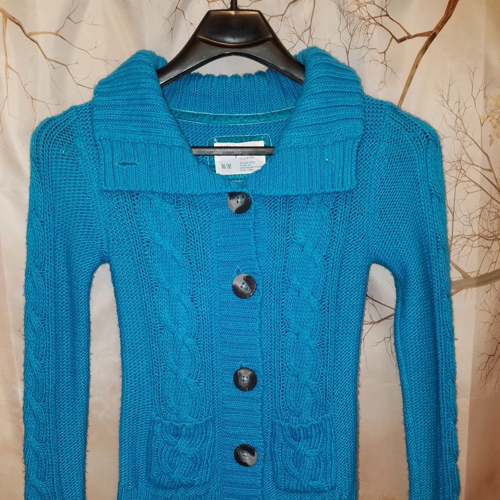 Aeropostale Sweater Cardigan Medium